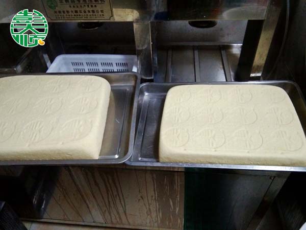 長治加盟店做出的成品豆腐